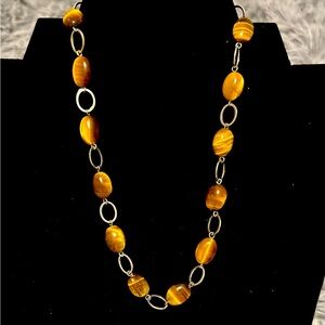 Tiger wye necklace -Vintage